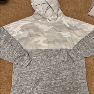 PINK Victoria's Secret Gray Camo Pullover Hoodie